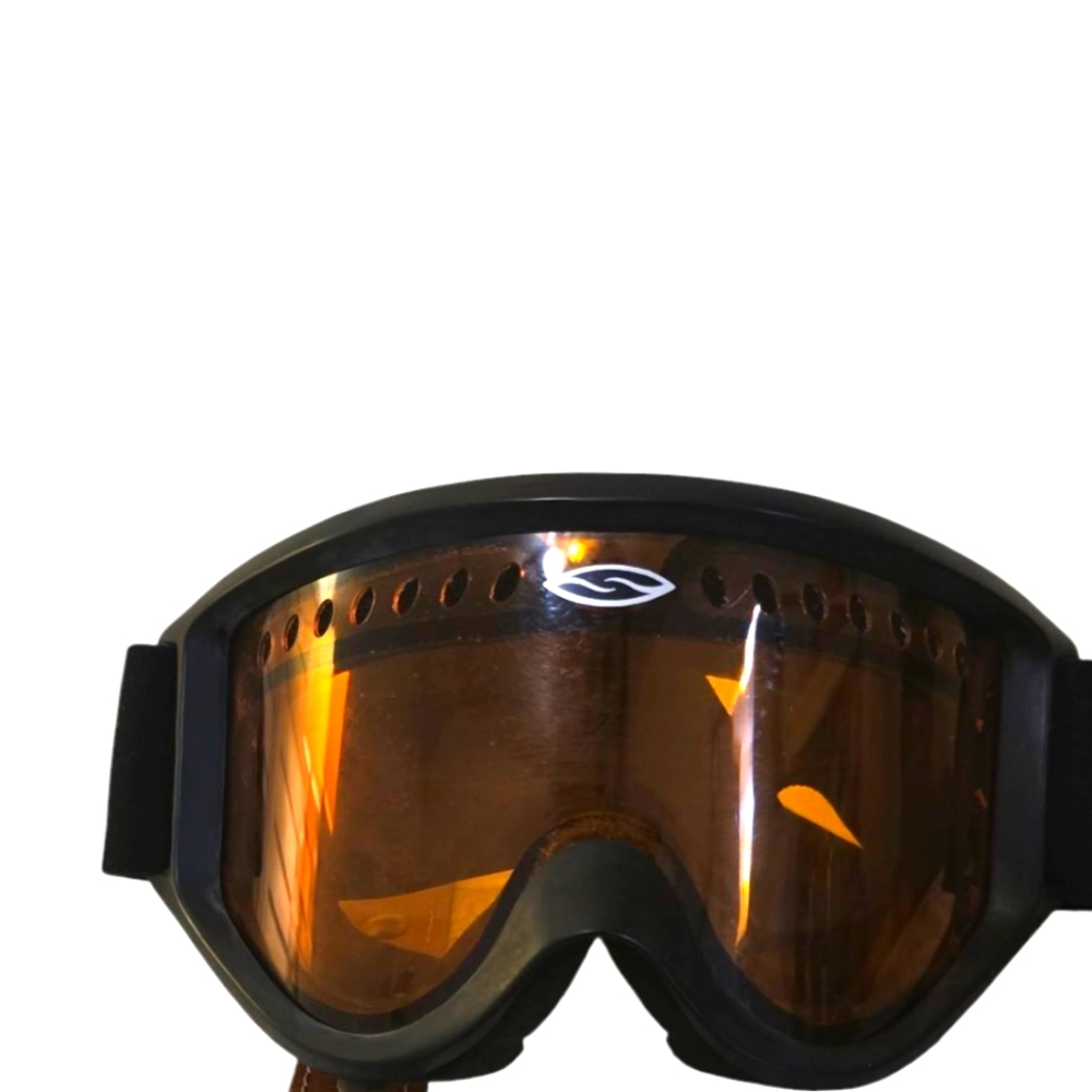 Smith Electra Airflow Black and Orange Ski Goggles